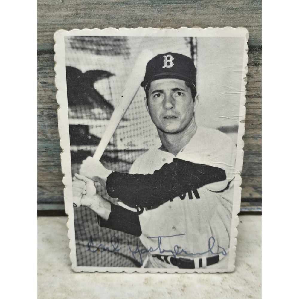 1969 Topps Deckle Edge CARL YASTRZEMSKI #4 Boston Red Sox HOF